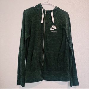 Nike Zip Up Hoodie Large Gym Vintage